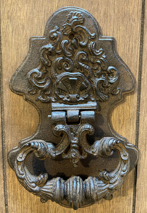 Ornate Shaped Iron Door Knocker