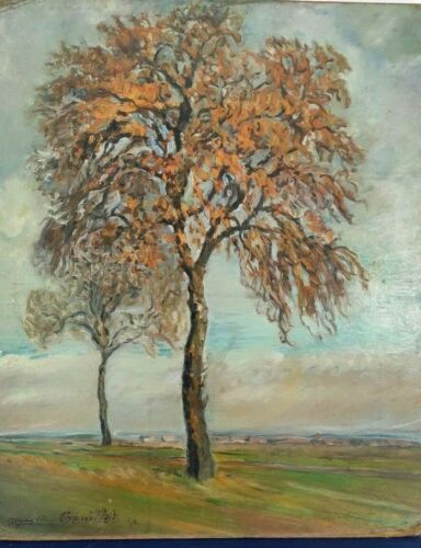 Painting Landscape 1943. Landscape Painting Maurice Bouillot (1896-1985) - Picture 1 of 11