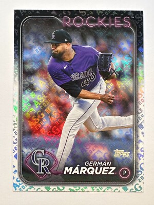 2024 Topps German Marquez All-Star Game Foil ASG #618 Colorado Rockies
