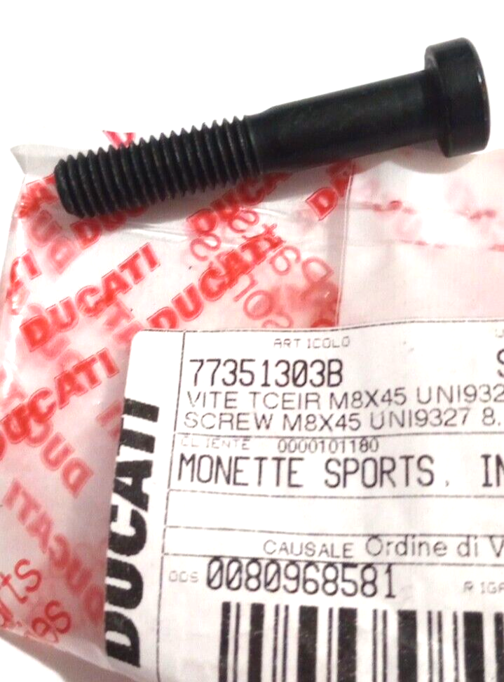 Ducati Screw M8X45 NOS 77351303B (L-8789) | eBay
