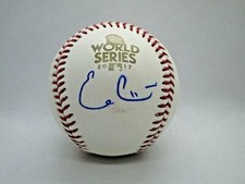 Evan Gattis Astros Signed 2017 World Series MLB Baseball (BSB797)