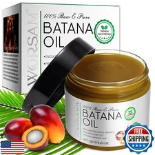 Batana Oil for Hair Growth, 100% Pure and Raw Organic Oil from Honduras, Stim