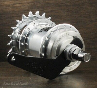 Sturmey Archer S2Cハブ H PLUS SONリム付き Sturmey-Archer S2C Kick-Shift Hub Kit 36h 116mm Silver with