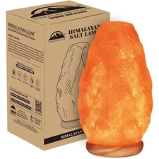 Himalayan Salt Lamp 10 in. Tall with Dimmer Switch - Night Light Table Lamp