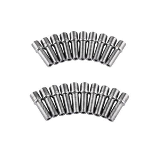 20×M14*1.5 to M12x1.5 Extended Wheel Stud Conversion Tall Lug Bolt Screw Adapter - Picture 4 of 22