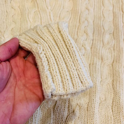 Vintage Polo Ralph Lauren Men's Knit Fisherman Sweater Size Large