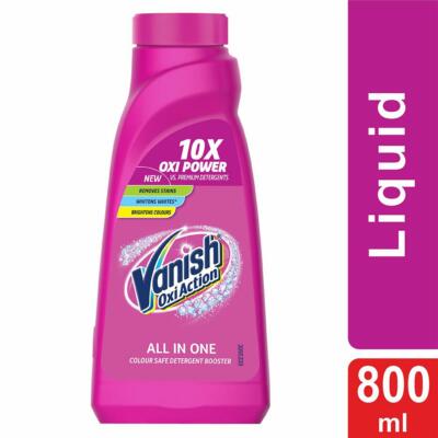 Oxi Action Stain Remover Liquid From Vanish - 800 ML - Free Shipping World Wide.