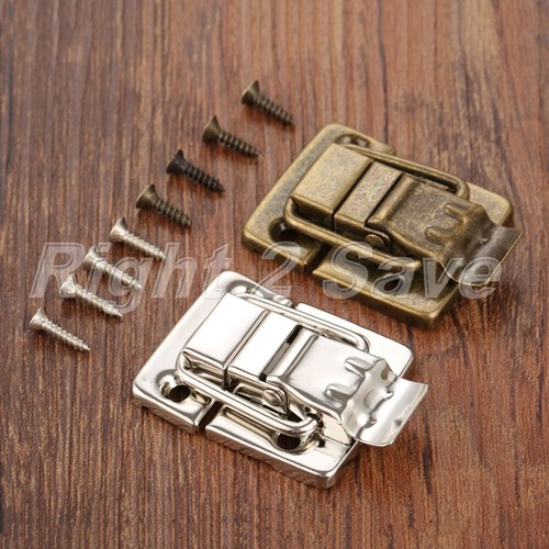 Sourcing Map Koffer Verschluss 76x45mm - Metall Rastverschluss Für Truhen & Koffer