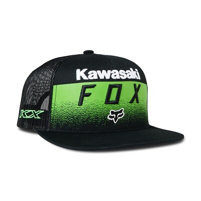 Baseball Cap Youth Fox X Kawasaki Snapback Hat Fox Racingu00ae