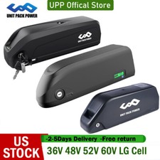 Ebike Battery 52V 48V 36V 25Ah 20Ah 13Ah Lithium Battery 0-2000W Motor Bafang US