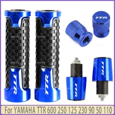 For YAMAHA TTR 600 250 125 50 Motorcycle Handlebar Grips Bar End Cap Tire Valve