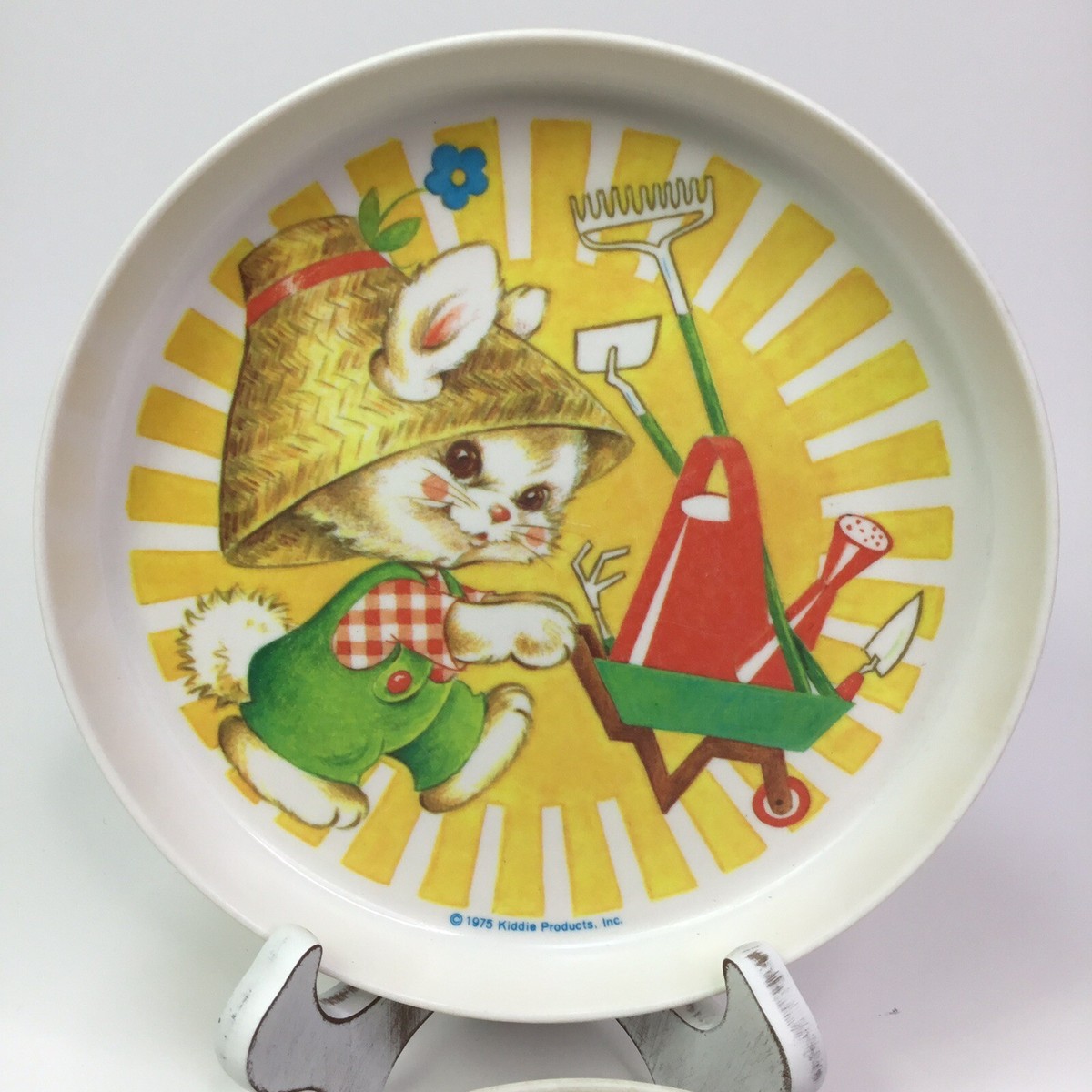 Vintage 1975 The First Years Child's Dish Set Melamine Plate - Main Image