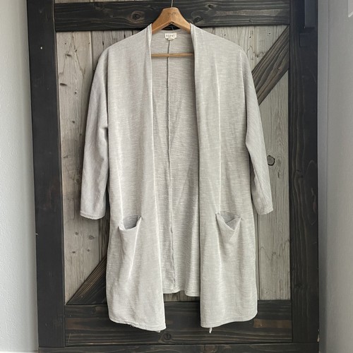 Donni gray ribbed cardigan: OSFA | eBay