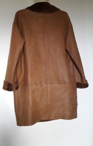 ARMAND VENTILO MANTEAU EN PEAU LAINÉE VÉRITABLE FR40- EU38 PRIX BOUTIQUE €1860 - Picture 9 of 11
