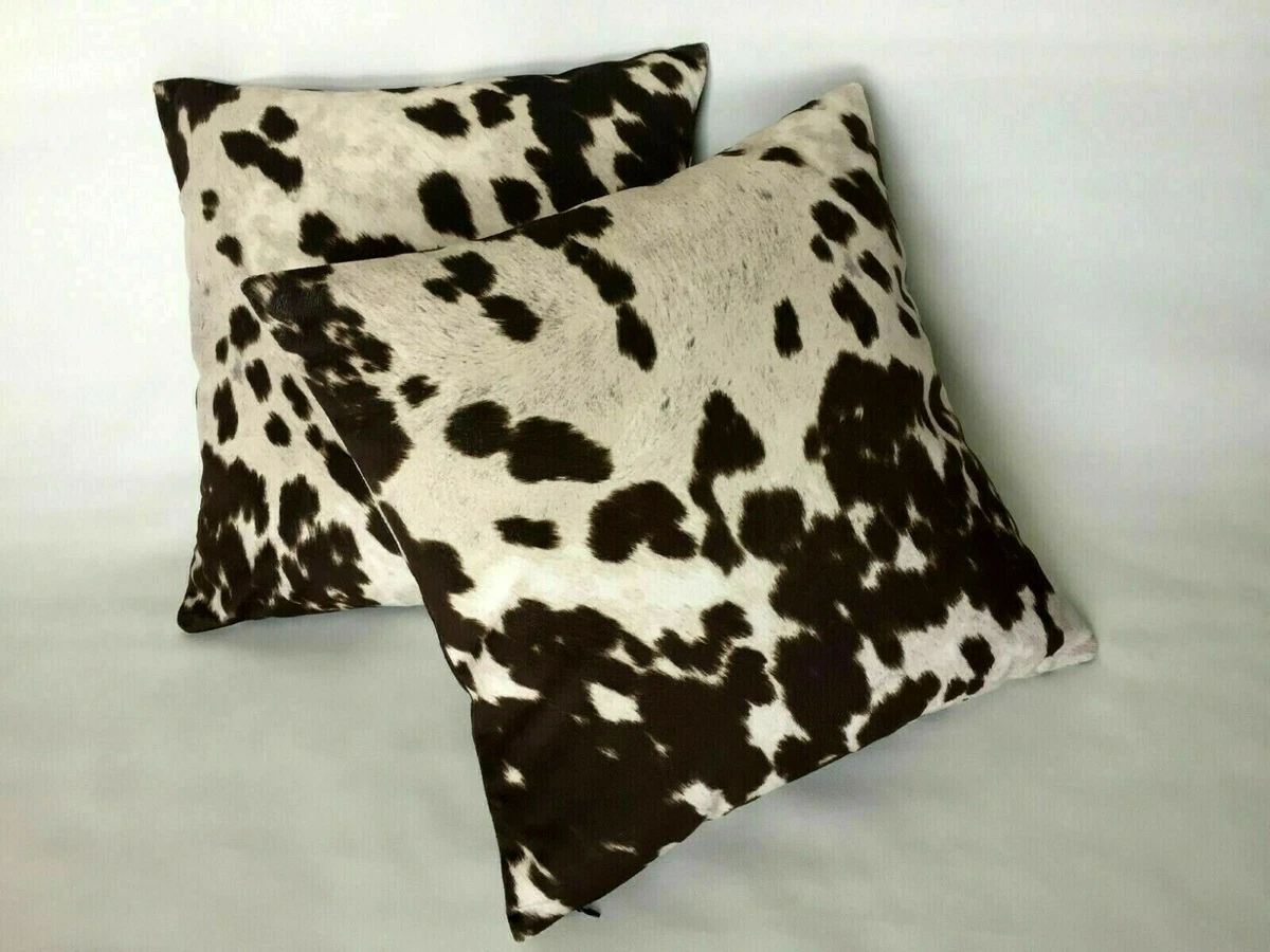 Faux cowhide pillows cheap