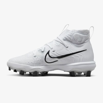 Nike Alpha Huarache NXT MCS Mid Mens Size 10 Baseball Cleats Silver HF1132-001 ✨Nike Alpha Huarache NXT MCS Mid Baseball Cleats HF1132-001  main image 4