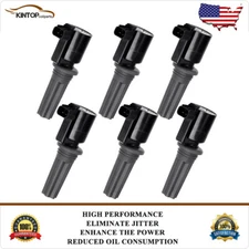 For 2000-2005 Jaguar S-Type Lincoln LS 3.0L V6 GN10379 DG528 6 Ignition coils