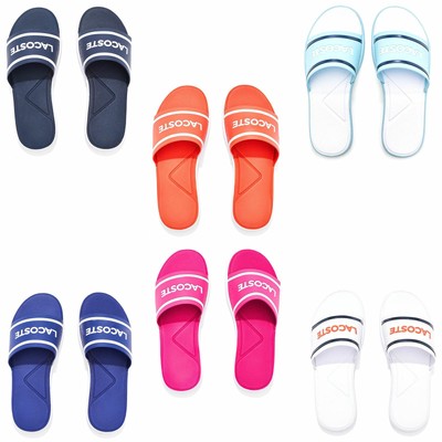 lacoste l30 slides navy