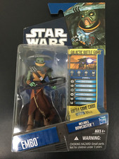 Star Wars  Clone Wars CW33 Embo Bounty Hunter Action Figure 2010 NIB
