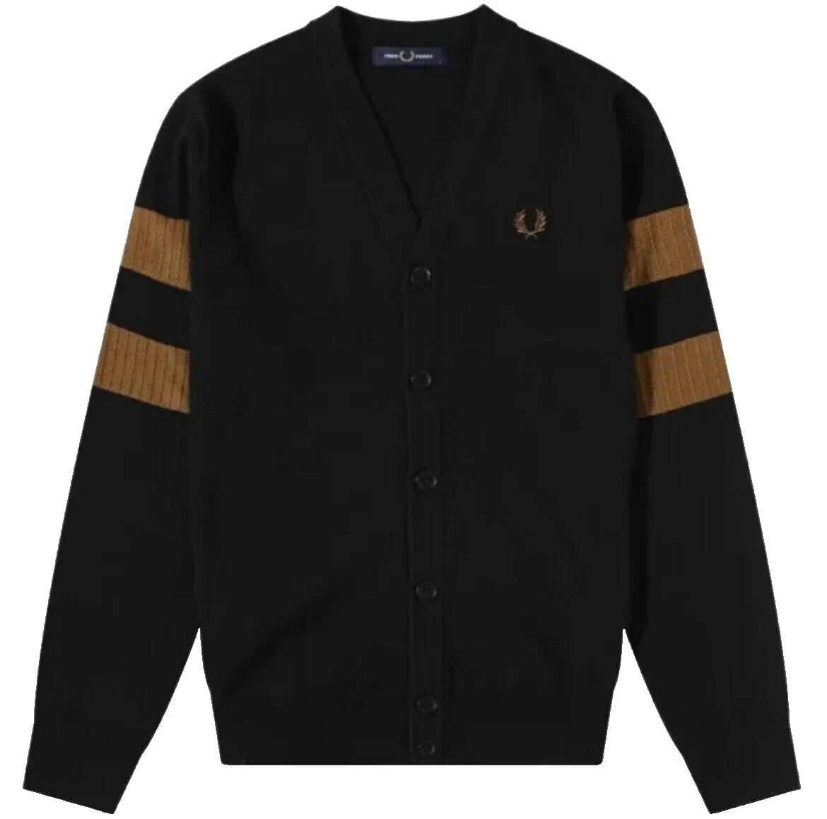Fred Perry 羊毛开衫毛衣男