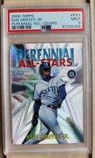 🔥2000 Topps #PA1 Ken Griffey Jr Perennial All-Stars PSA 9 Low Pop Clean Case📈