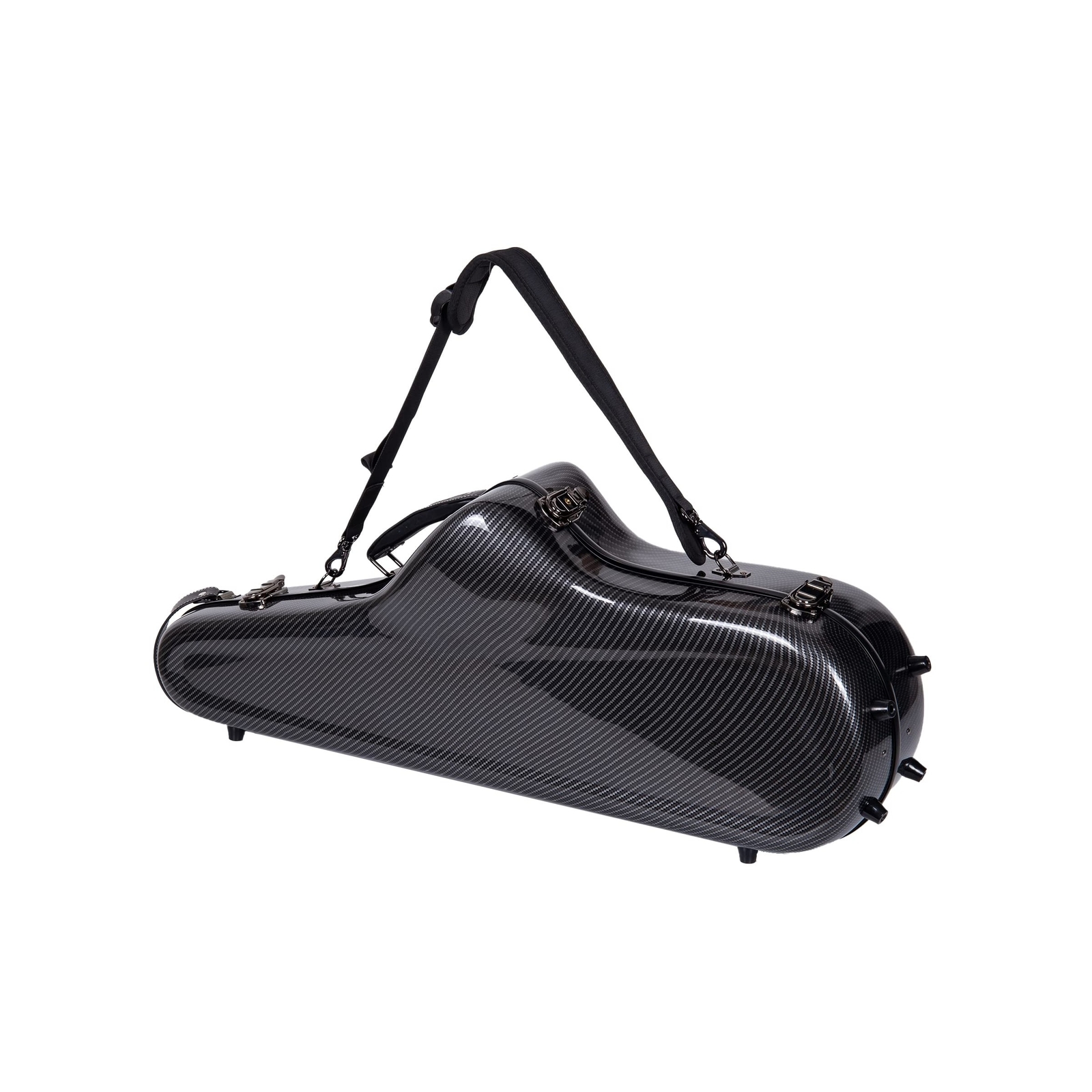 Crossrock Composite Carbon Fiber case fits for Regular Tenor Saxophone