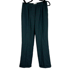 Pendleton Navy and Green Vintage Wool Pants 100 Virgin Wool Size 8