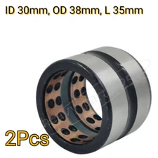 2Pcs 30MM Bucket Bush 30x38x35mm Fits Kubota Excavators