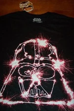STAR WARS DARTH VADER FIREWORKS T-Shirt LARGE NEW w/ TAG