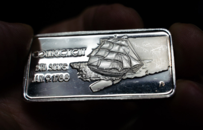 1974 Hartford Connecticut fifth State 1788 1oz 999 FINE Silver Art