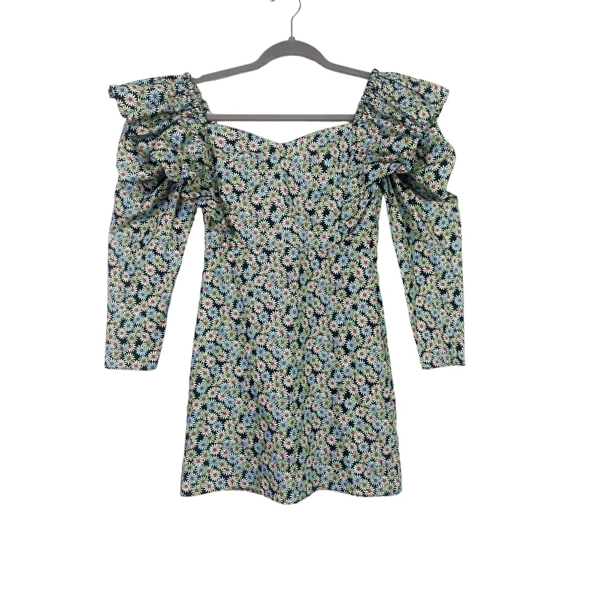 Zara daisy 2025 print dress