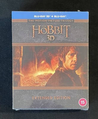 The Hobbit Trilogy - Extended Edition [Blu-ray 3D] [2015] [Region Free]