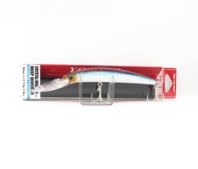 Yo Zuri Crystal Minnow DD 90 mm Schwimmend Köder R1134-HSM (2356)
