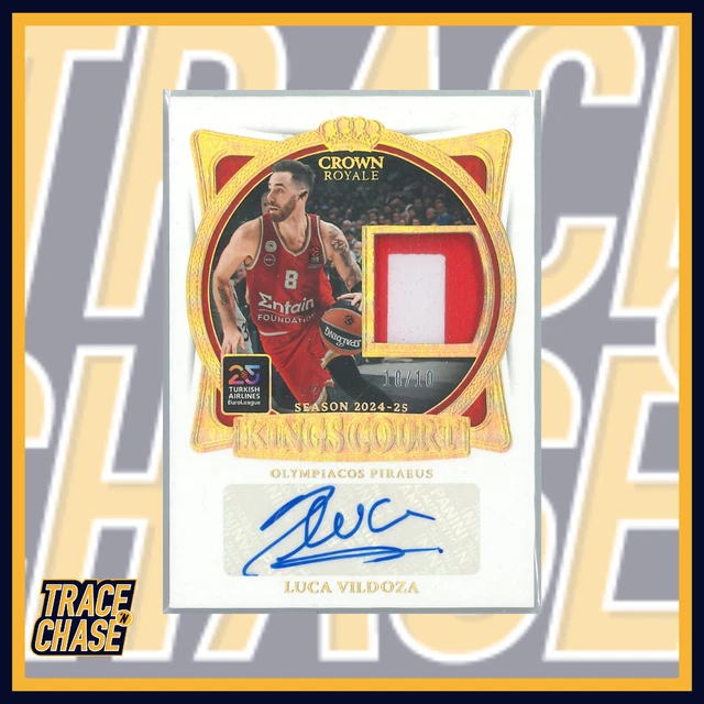 2024-25 Panini Crown Royale EuroLeague Basketball Luca Vildoza KC Auto 10/10