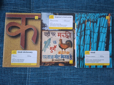 Teach Yourself Hindi Complete Course + Dictionary + Script - Hindi Kurs Englisch