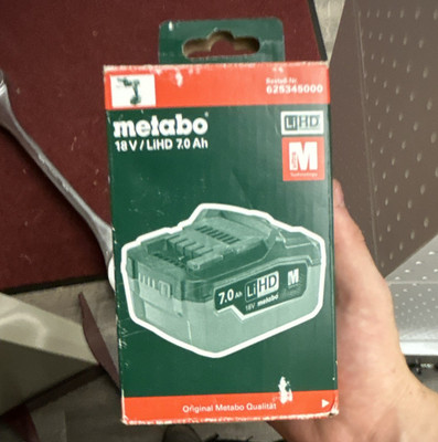Metabo 18V LiHD 7.0Ah Li-Ion Power Tool Battery Pack Green 625345000