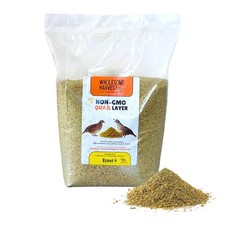 Non-GMO Quail Layer Feed 26 - Premium 10 lb Food for Laying Birds, Button Food