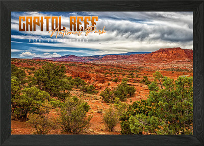 Capitol Reef Nationalpark Gerahmtes Wandbild Poster Leinwanddruck Bild