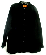 Red Kap Mens Button Up Long Sleeve Shirt Size 2XL Black New