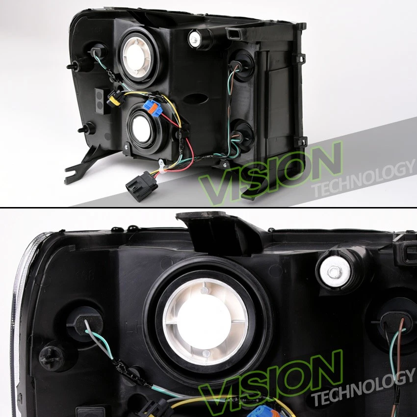 Faros cromados Faros Estacionamiento Señal de giro Nb para 07-14 GMC Sierra Foto 4 de 4