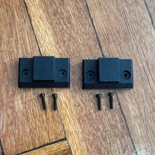 2x) OEM Technics SL-1200 Dust Cover Hinge Socket Receptacle SFUMM02N04 w/ Screws