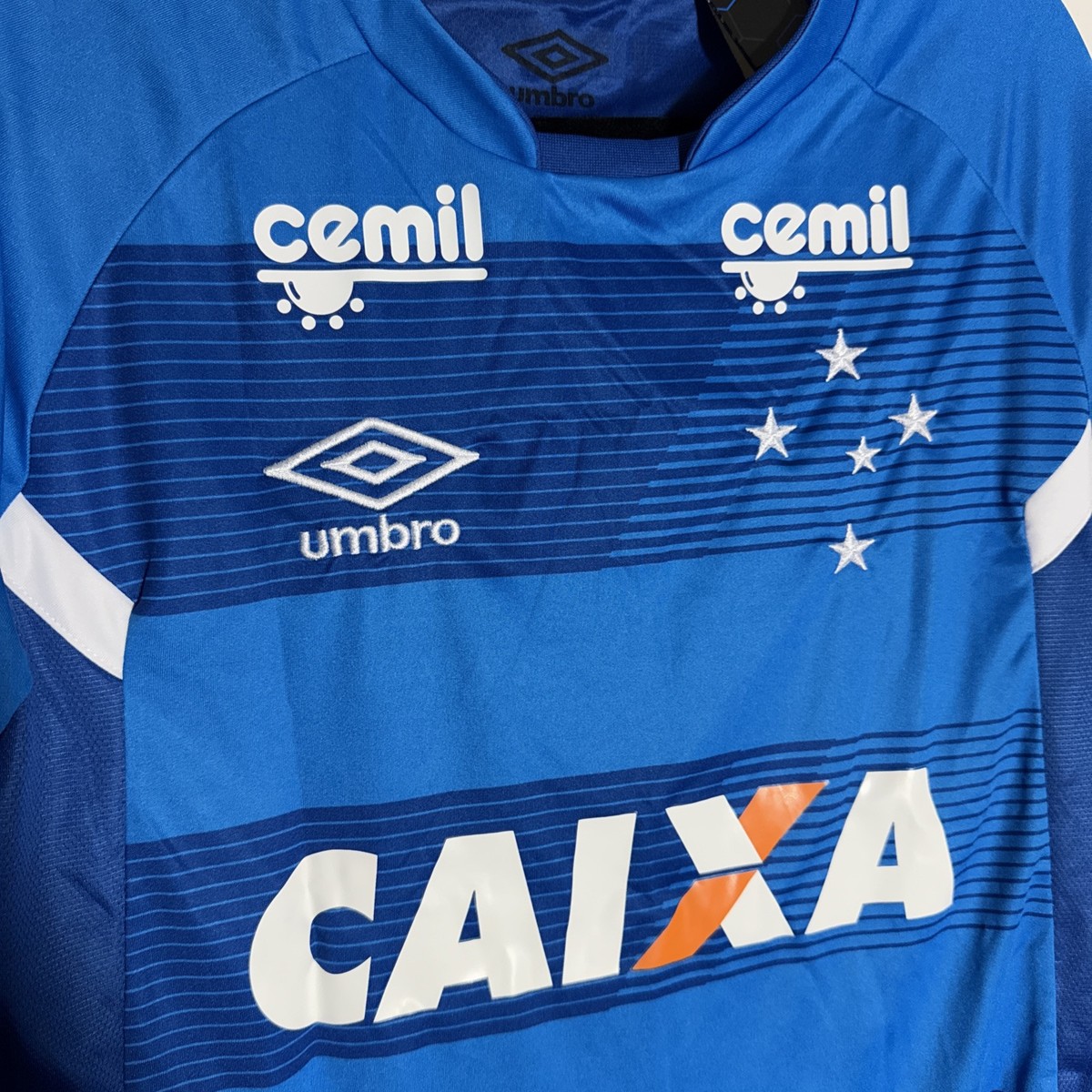 Umbro Cruzeiro Brasil Jersey soccer Men's Size Medium Caixa HTF | eBay