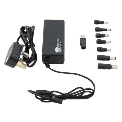 PowerCool 90W 19V 4,74A Universal Laptop Netzteil Kit Ladegerät mit 8 Aufsätzen
