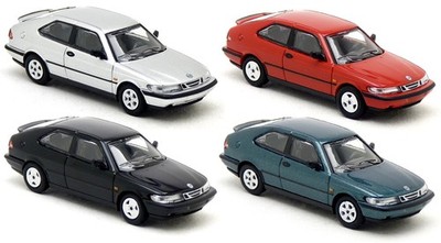Minichamps - Saab 900 Coupe - Turbo 1995 Aero PKW Modell Farbe Auswahl 1:87 H0