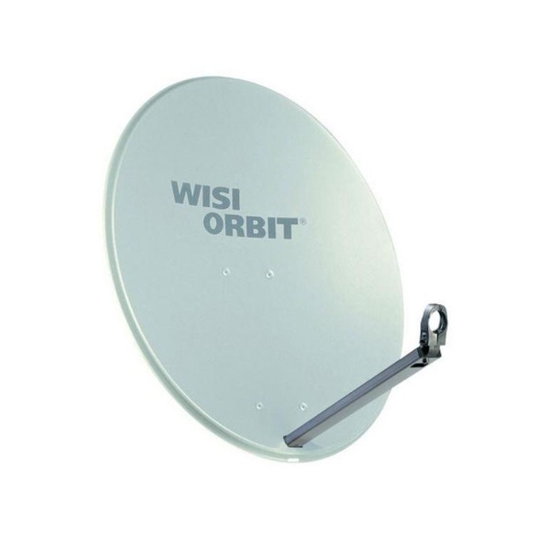 Wisi active 75cm oa38g antenne parabolique grise contre la perte de signal TV