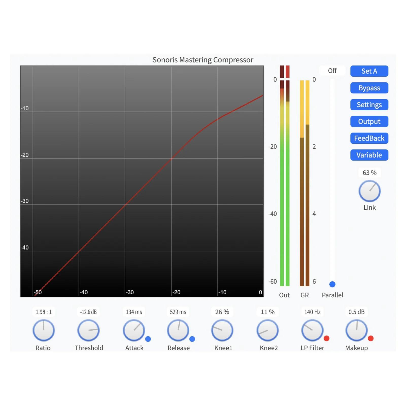 Sonoris Mastering Compressor Wideband Transparent Mastering (Card)