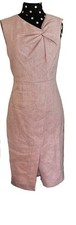 Rebecca Taylor-"Tailored" Sleeveless Dress-Cotton/Linen-Size 0-NWT-Great Color!