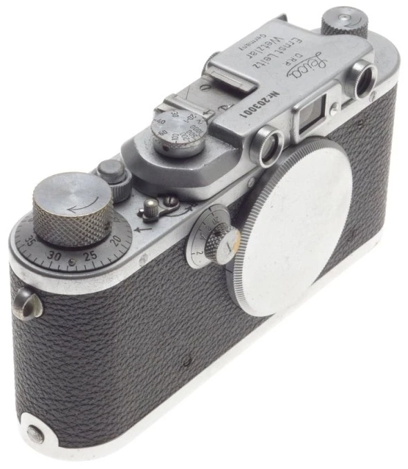 CUERPO DE CÁMARA CLÁSICO CROMADO 35mm RECIÉN REVISADO LEICA IIIA CARCASA CLA'd Foto 2 de 4