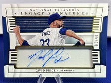2022 Panini National Treasures  5/10 Legacy Signatures David Price LS-DP CLEAN!!