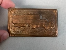 Vintage Semi Truck Belt Buckle